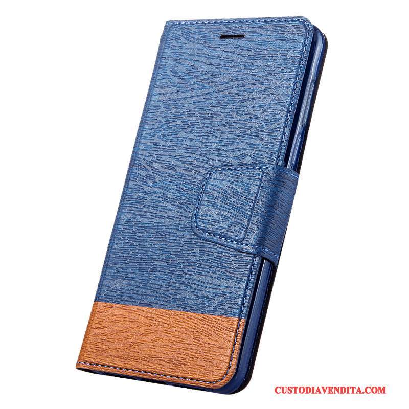 Custodia Redmi Note 4x Pelle Tendenzatelefono, Cover Redmi Note 4x Protezione Blu Scuro Rosso