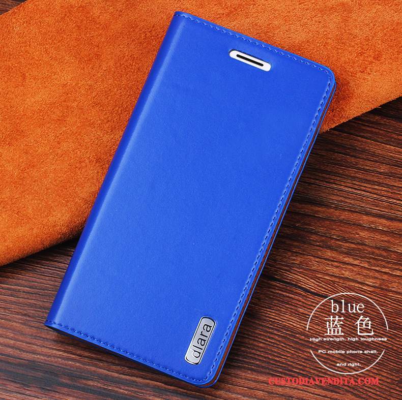 Custodia Redmi Note 5 Silicone Blu Tutto Incluso, Cover Redmi Note 5 Pelle Rosso Morbido