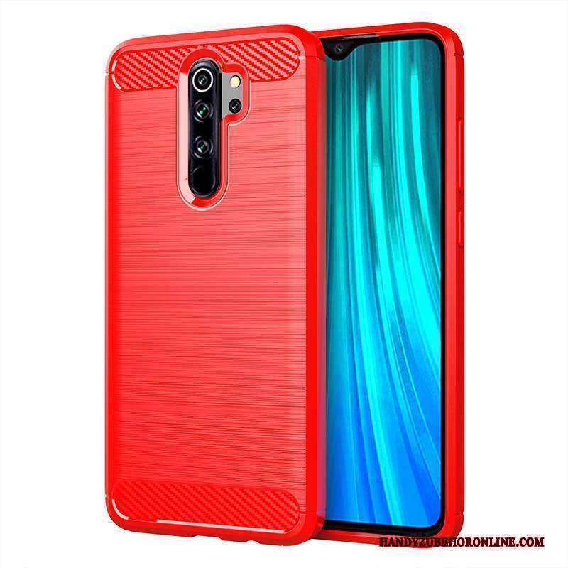 Custodia Redmi Note 8 Pro Protezione Coperchio Posteriore Nero, Cover Redmi Note 8 Pro Telefono Traspirante