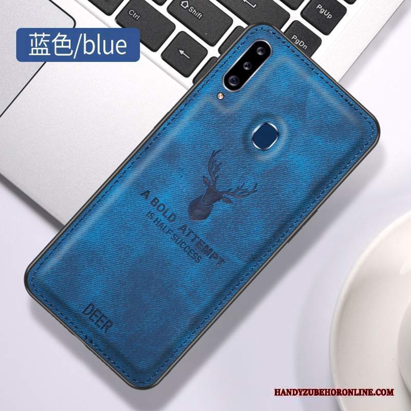 Custodia Samsung Galaxy A20s Protezione Di Personalitàtelefono, Cover Samsung Galaxy A20s Creativo Blu Tutto Incluso