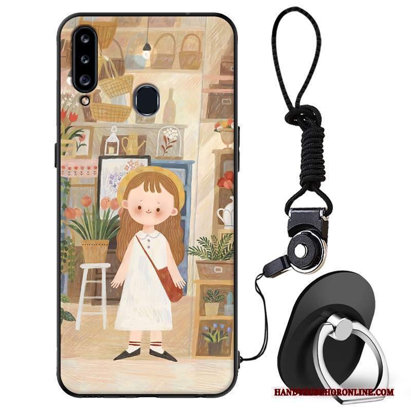 Custodia Samsung Galaxy A20s Silicone Fresco Semplici, Cover Samsung Galaxy A20s Protezione Piccolatelefono