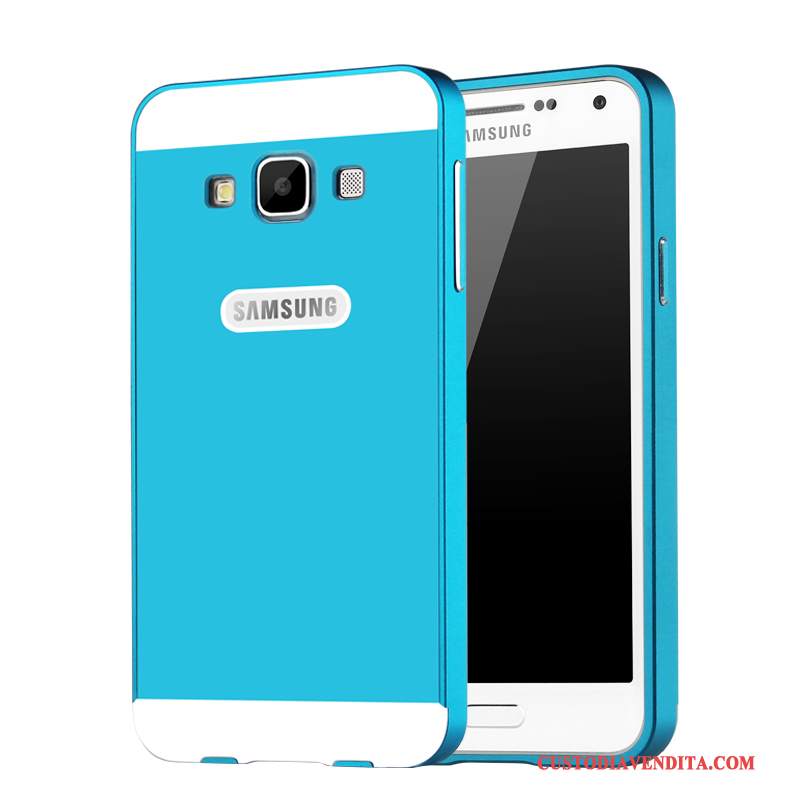 Custodia Samsung Galaxy A3 2015 Protezione Metallotelefono, Cover Samsung Galaxy A3 2015 Blu Telaio