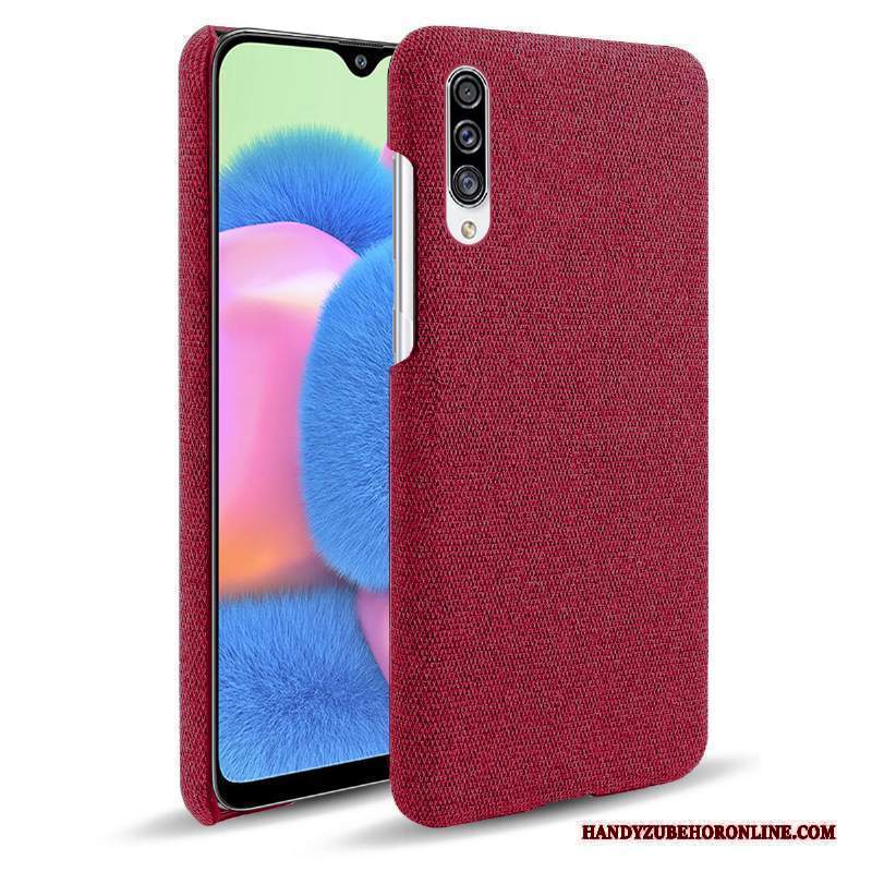 Custodia Samsung Galaxy A30s Protezione Borse Panno, Cover Samsung Galaxy A30s Rossotelefono