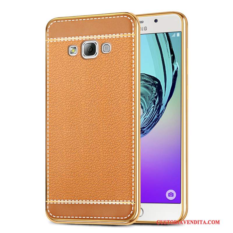 Custodia Samsung Galaxy A5 2015 Silicone Giallotelefono, Cover Samsung Galaxy A5 2015 Protezione Chiaro Anti-caduta