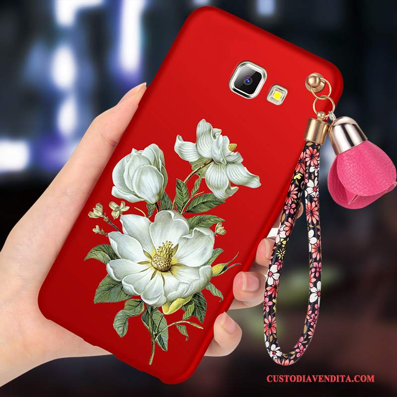 Custodia Samsung Galaxy A5 2016 Creativo Tendenza Rosso, Cover Samsung Galaxy A5 2016 Grandetelefono