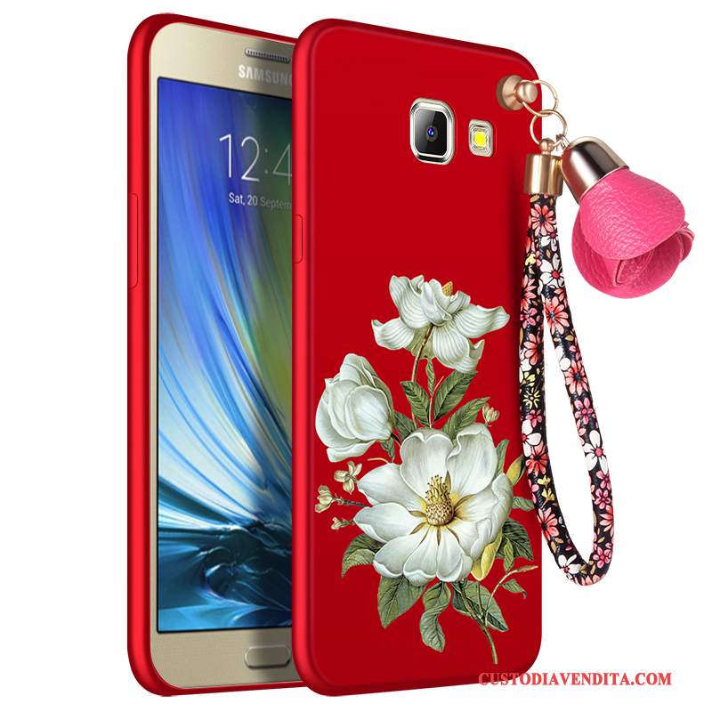 Custodia Samsung Galaxy A5 2016 Macchiati Nuovo, Cover Samsung Galaxy A5 2016 Tutto Incluso Rosso