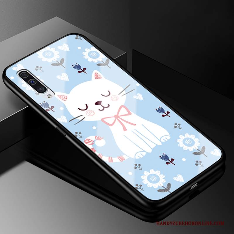 Custodia Samsung Galaxy A50 Cartone Animato Bellotelefono, Cover Samsung Galaxy A50 Protezione Blu Tutto Incluso