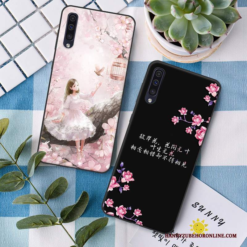 Custodia Samsung Galaxy A50 Protezione Morbido Di Personalità, Cover Samsung Galaxy A50 Cartone Animato Anti-cadutatelefono