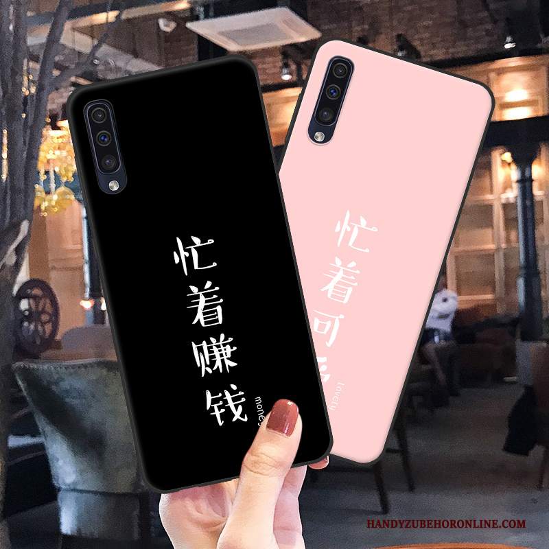 Custodia Samsung Galaxy A50 Silicone Nero Tutto Incluso, Cover Samsung Galaxy A50 Creativo Telefono Anti-caduta