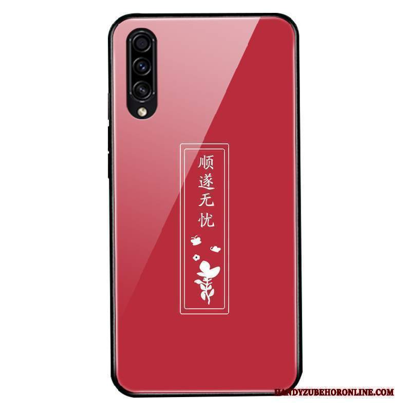 Custodia Samsung Galaxy A50s Silicone Anti-caduta Nuovo, Cover Samsung Galaxy A50s Creativo Morbido Rosso