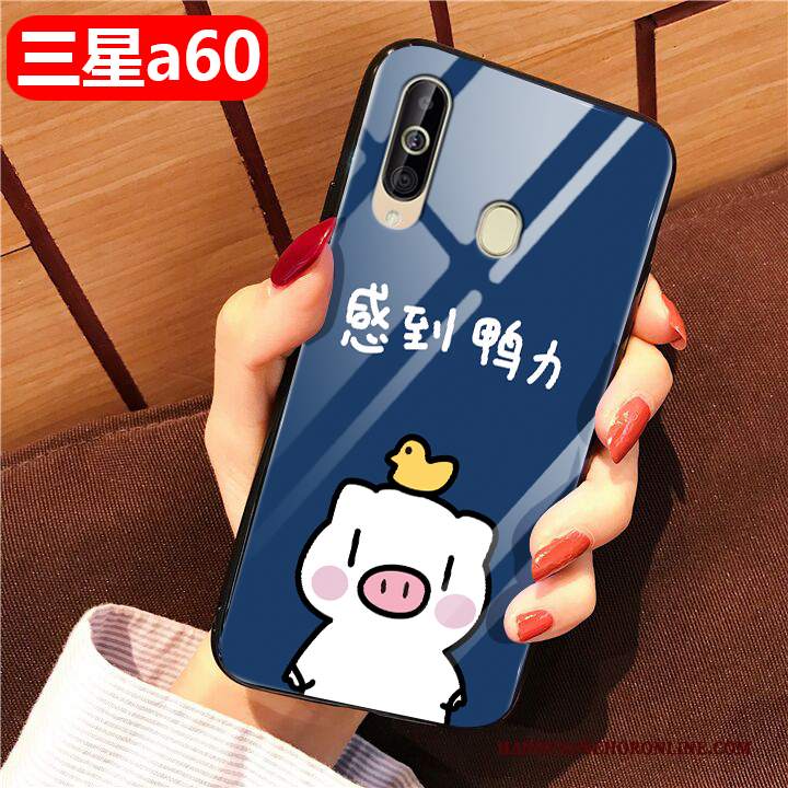 Custodia Samsung Galaxy A60 Creativo Tutto Inclusotelefono, Cover Samsung Galaxy A60 Cartone Animato Difficile Anti-caduta