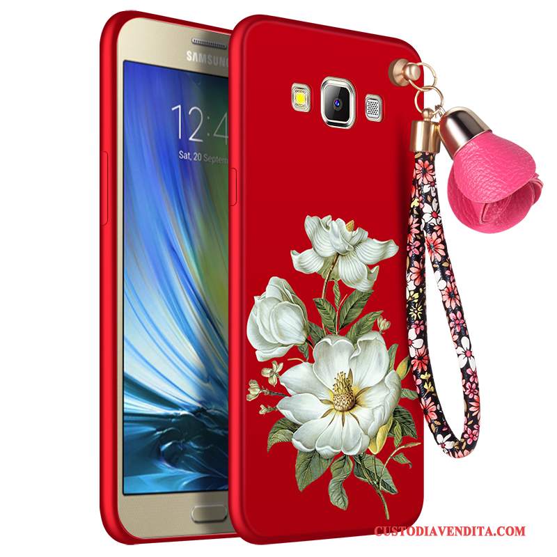 Custodia Samsung Galaxy A7 2015 Silicone Macchiati Tendenza, Cover Samsung Galaxy A7 2015 Morbido Tutto Incluso