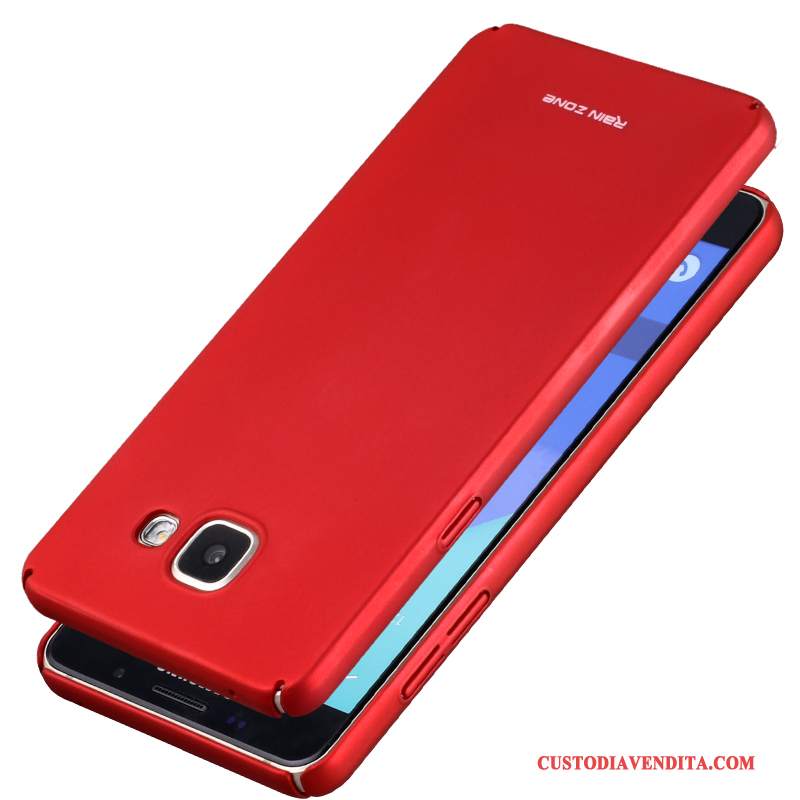 Custodia Samsung Galaxy A7 2016 Silicone Tutto Incluso Rosso, Cover Samsung Galaxy A7 2016 Protezione Macchiatitelefono