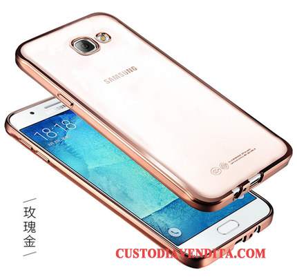 Custodia Samsung Galaxy A7 2017 Protezione Trasparente Morbido, Cover Samsung Galaxy A7 2017 Telefono Rosa