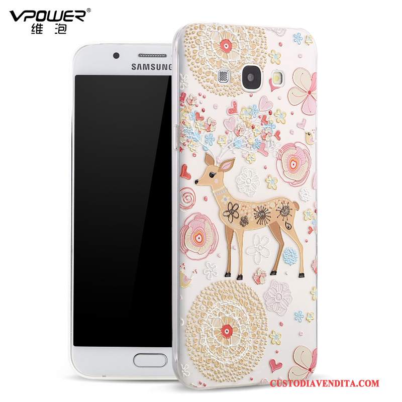 Custodia Samsung Galaxy A8 Colore Tendenza Morbido, Cover Samsung Galaxy A8 Cartone Animato Di Personalitàtelefono