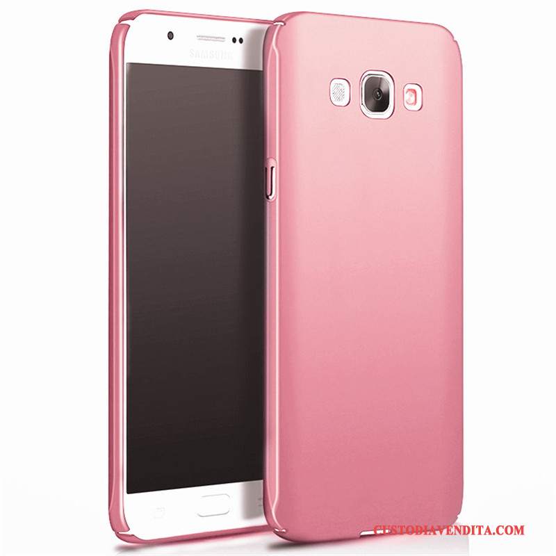 Custodia Samsung Galaxy A8 Protezione Macchiati Rosa, Cover Samsung Galaxy A8 Difficiletelefono