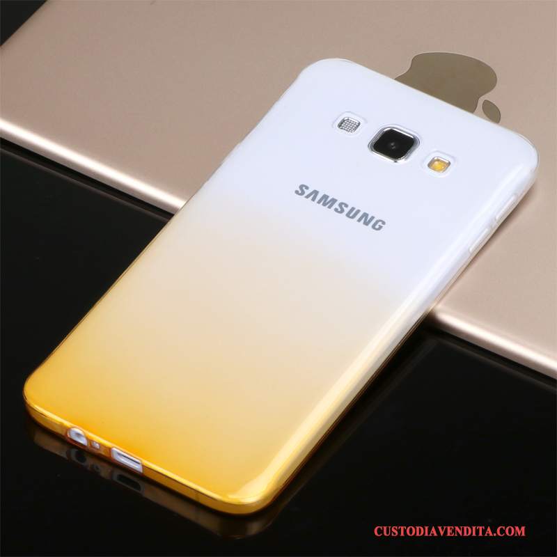 Custodia Samsung Galaxy A8 Silicone Morbido Tendenza, Cover Samsung Galaxy A8 Protezione Anti-caduta Trasparente