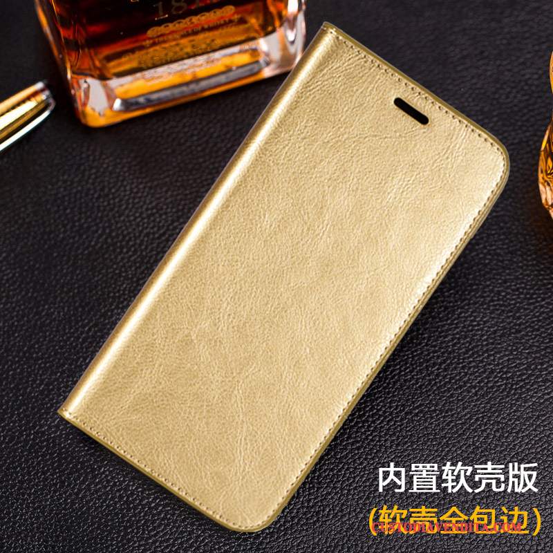 Custodia Samsung Galaxy A8 Silicone Morbidotelefono, Cover Samsung Galaxy A8 Folio Oro Anti-caduta