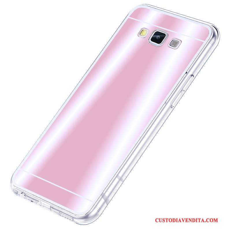 Custodia Samsung Galaxy A8 Strass Trasparente Macchiati, Cover Samsung Galaxy A8 Difficile Morbido