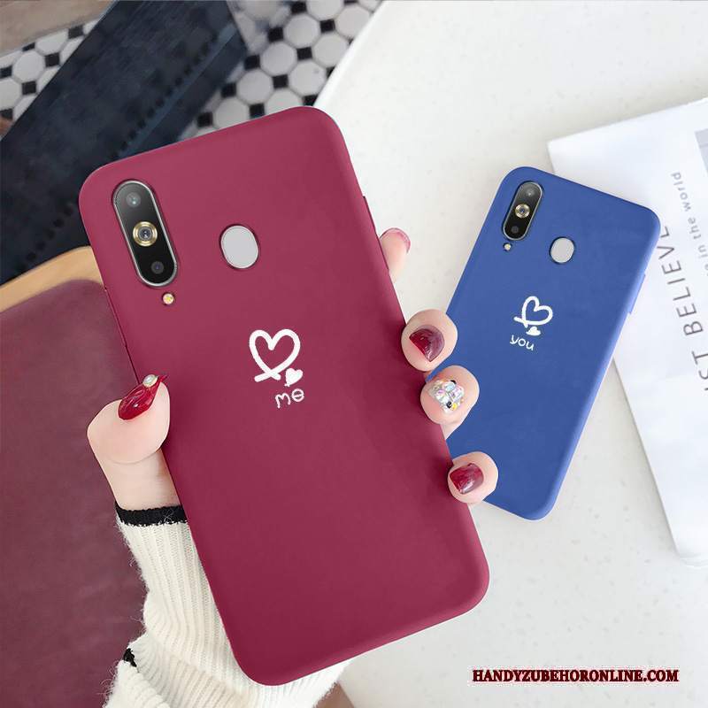 Custodia Samsung Galaxy A8s Protezione Anti-caduta Nuovo, Cover Samsung Galaxy A8s Creativo Rosso Vento