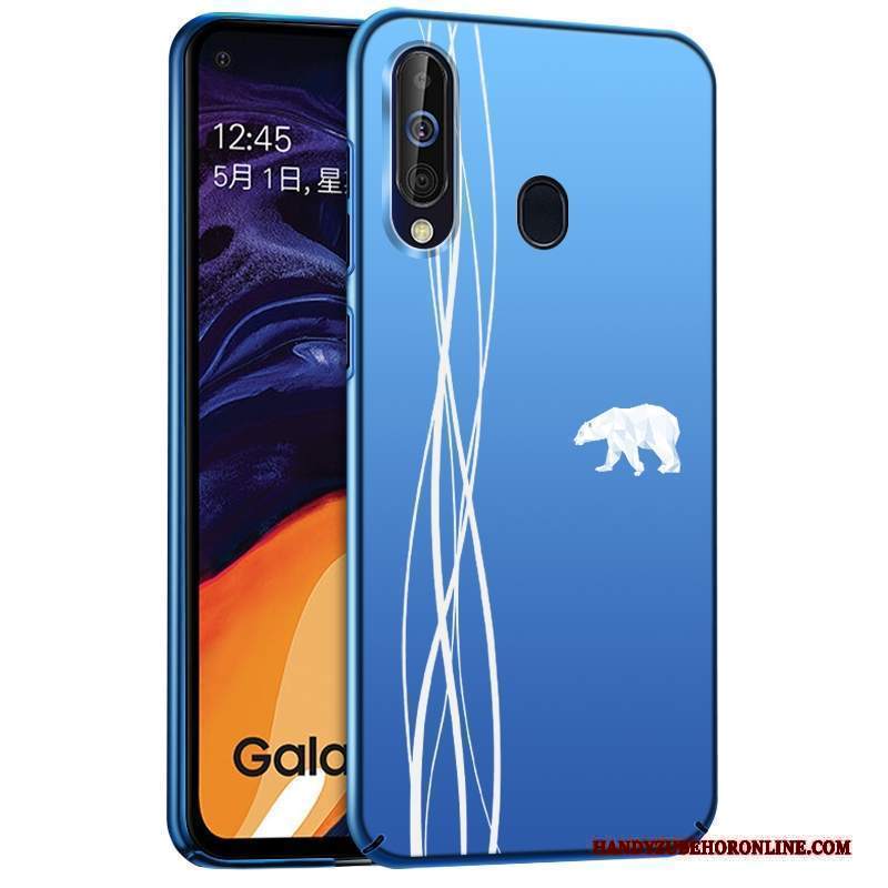 Custodia Samsung Galaxy A8s Silicone Tutto Incluso Blu, Cover Samsung Galaxy A8s Creativo Difficile Di Personalità