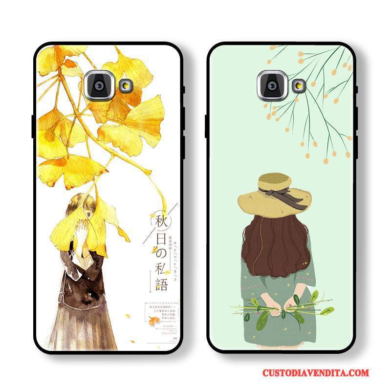 Custodia Samsung Galaxy A9 Cartone Animato Anti-caduta Chiaro, Cover Samsung Galaxy A9 Silicone Sottile Tutto Incluso