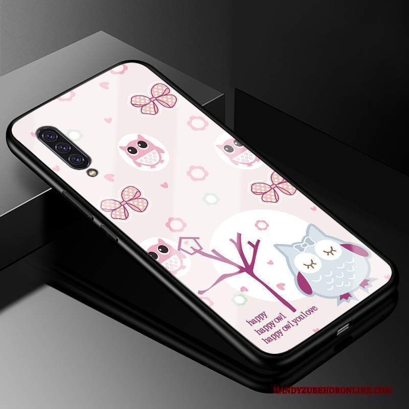 Custodia Samsung Galaxy A90 5g Cartone Animato Difficile Rosa, Cover Samsung Galaxy A90 5g Protezione Vetrotelefono