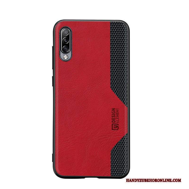 Custodia Samsung Galaxy A90 5g Pelle Rosso Tutto Incluso, Cover Samsung Galaxy A90 5g Protezione Telefono Anti-caduta