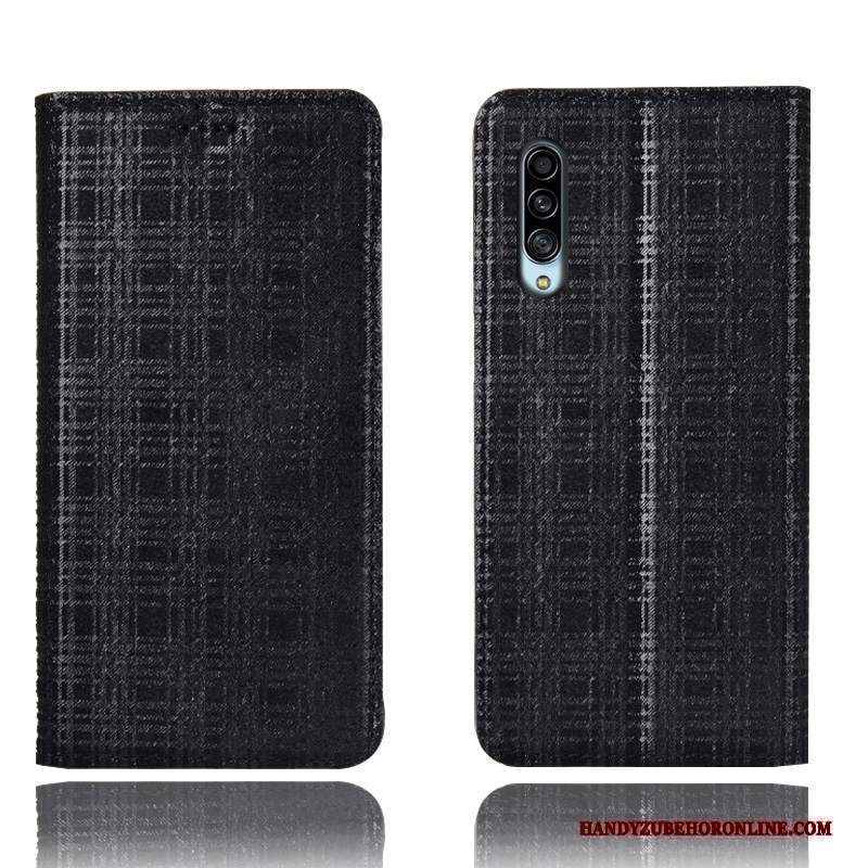 Custodia Samsung Galaxy A90 5g Protezione Velluto Anti-caduta, Cover Samsung Galaxy A90 5g Pelle Telefono Nero