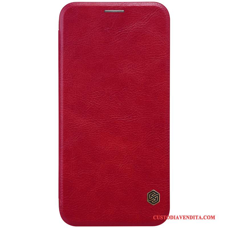 Custodia Samsung Galaxy J3 2017 Pelle Telefono Rosso, Cover Samsung Galaxy J3 2017 Protezione Tutto Incluso