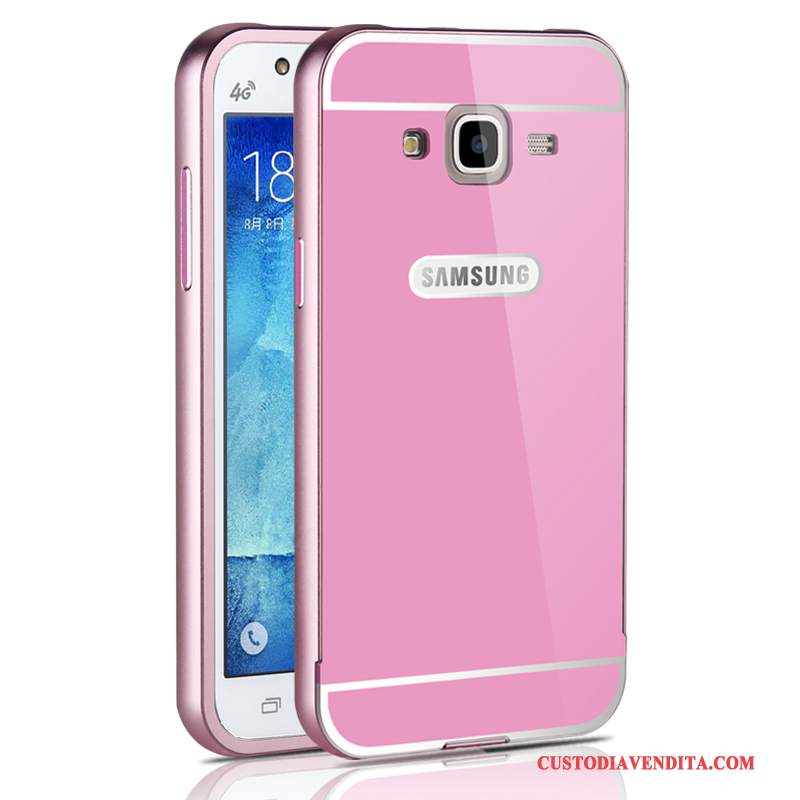 Custodia Samsung Galaxy J5 2015 Protezione Metallo Anti-caduta, Cover Samsung Galaxy J5 2015 Sottili Difficile
