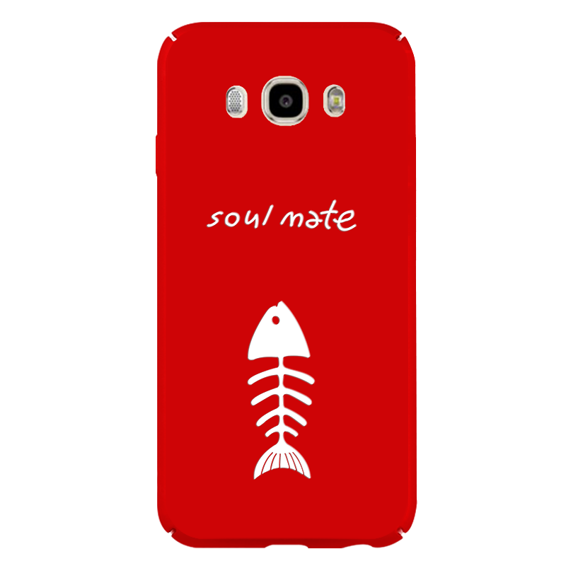 Custodia Samsung Galaxy J7 2016 Creativo Rossotelefono, Cover Samsung Galaxy J7 2016 Tutto Incluso Difficile