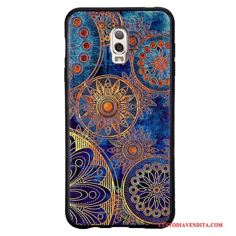 Custodia Samsung Galaxy J7 2016 Goffratura Affari Morbido, Cover Samsung Galaxy J7 2016 Cartone Animato Telefono