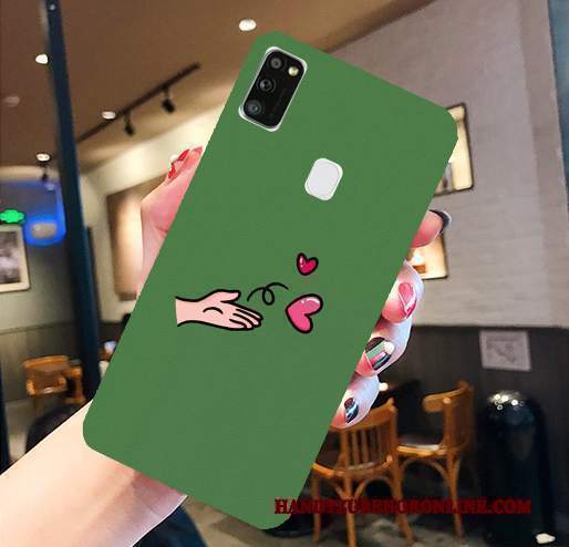 Custodia Samsung Galaxy M30s Protezione Telefono Verde, Cover Samsung Galaxy M30s Creativo Tutto Incluso Di Personalità