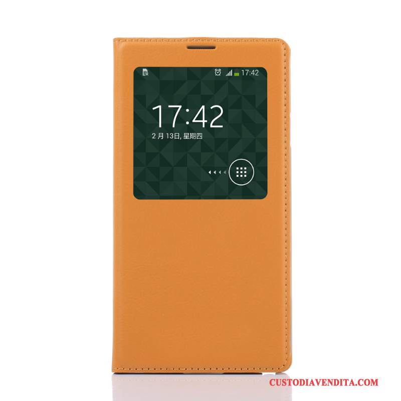 Custodia Samsung Galaxy Note 3 Pelle Arancionetelefono, Cover Samsung Galaxy Note 3 Protezione Giallo