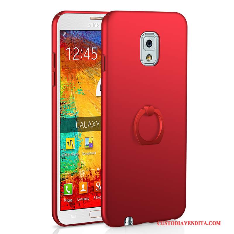 Custodia Samsung Galaxy Note 3 Silicone Coperchio Posteriore Difficile, Cover Samsung Galaxy Note 3 Protezione Tendenza Rosso