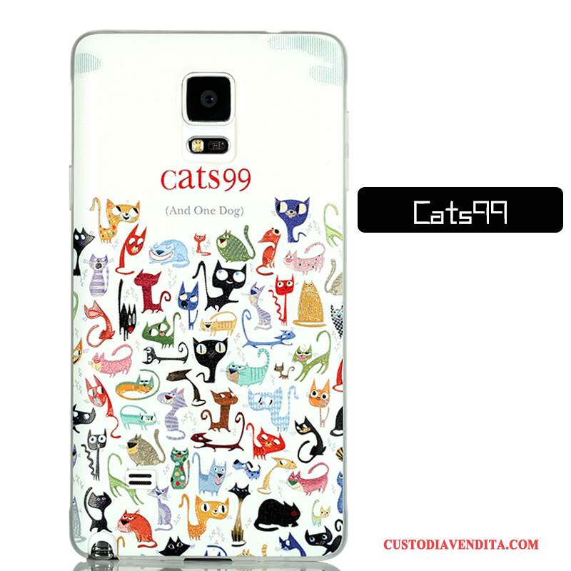 Custodia Samsung Galaxy Note 4 Cartone Animato Difficile Sottile, Cover Samsung Galaxy Note 4 Colore Coperchio Posterioretelefono