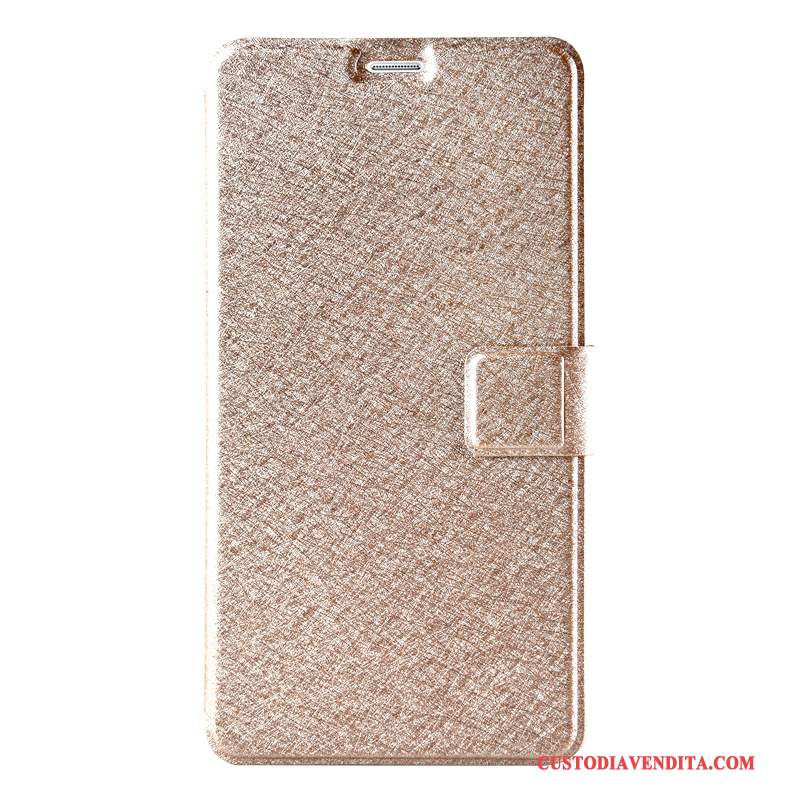 Custodia Samsung Galaxy Note 4 Protezione Anti-caduta Oro, Cover Samsung Galaxy Note 4 Pelle Telefono