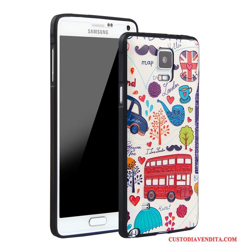 Custodia Samsung Galaxy Note 4 Silicone Anti-caduta Morbido, Cover Samsung Galaxy Note 4 Goffratura Tutto Incluso Tendenza