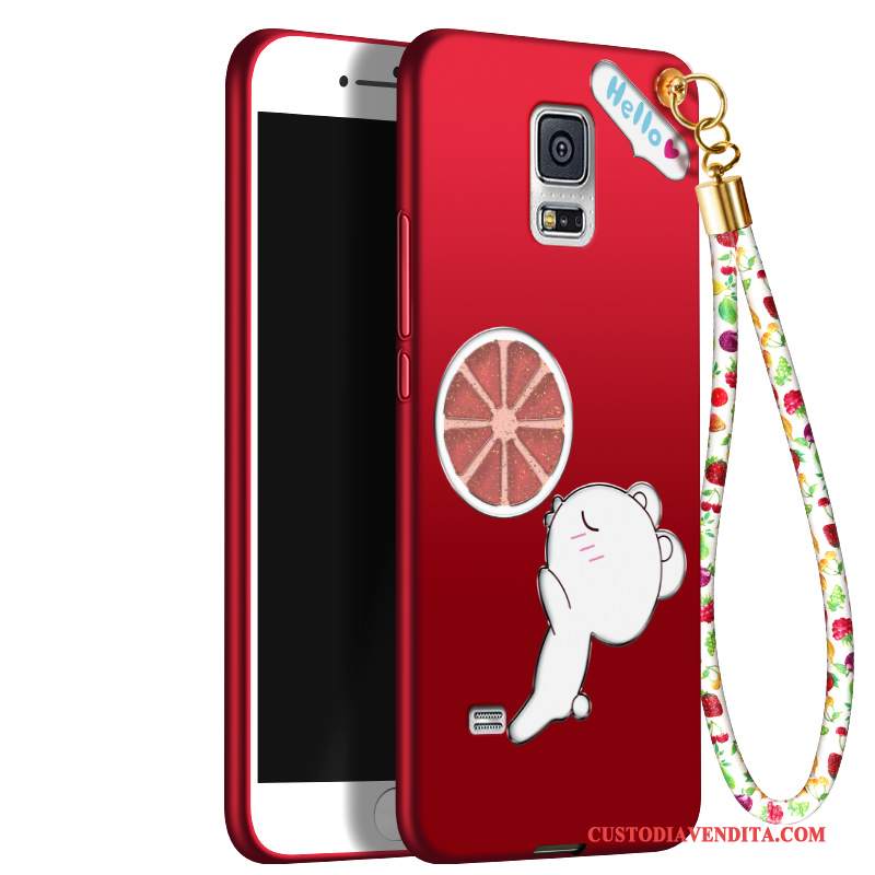 Custodia Samsung Galaxy Note 4 Silicone Tendenza Rosso, Cover Samsung Galaxy Note 4 Cartone Animato Macchiatitelefono