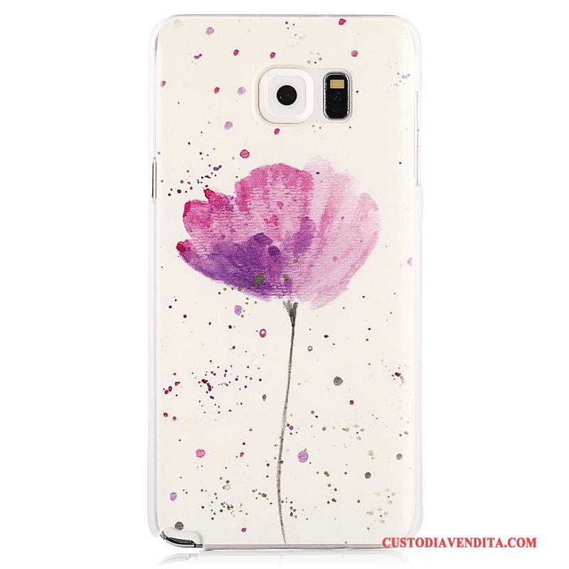 Custodia Samsung Galaxy Note 5 Colore Difficile Rosa, Cover Samsung Galaxy Note 5 Protezione