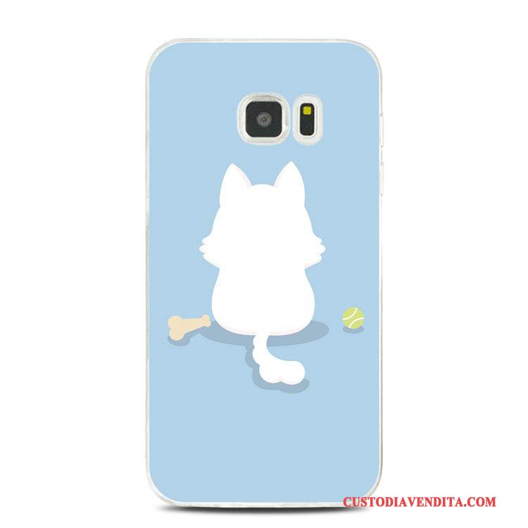 Custodia Samsung Galaxy Note 5 Goffratura Supporto Grigio, Cover Samsung Galaxy Note 5 Silicone Blu Chiaro Gattino