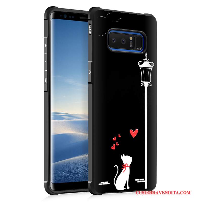 Custodia Samsung Galaxy Note 8 Cartone Animato Tutto Incluso Macchiati, Cover Samsung Galaxy Note 8 Creativo Morbidotelefono