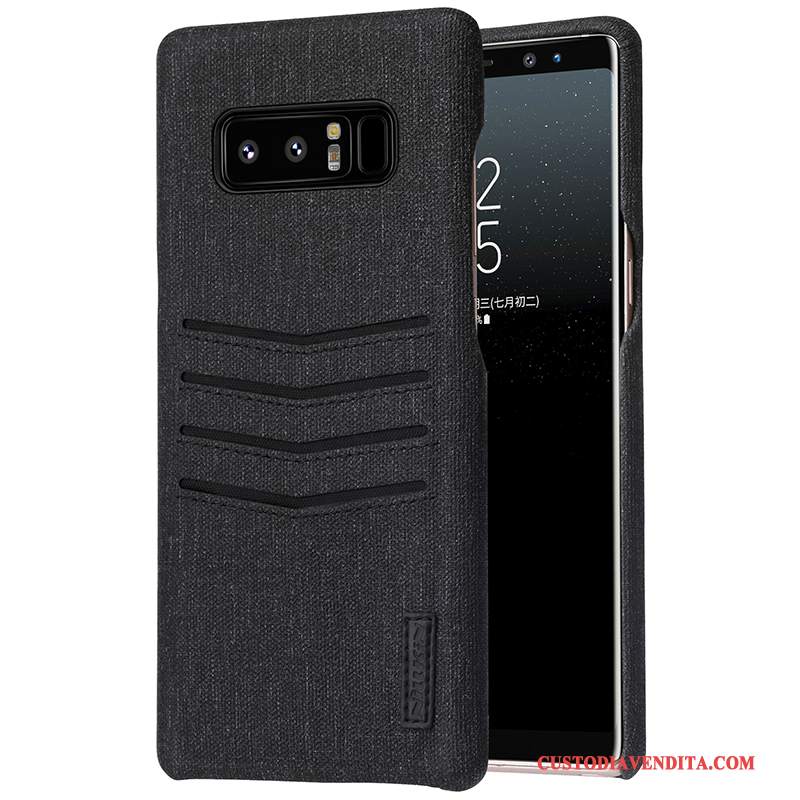 Custodia Samsung Galaxy Note 8 Creativo Nero Anti-caduta, Cover Samsung Galaxy Note 8 Protezione Cartatelefono