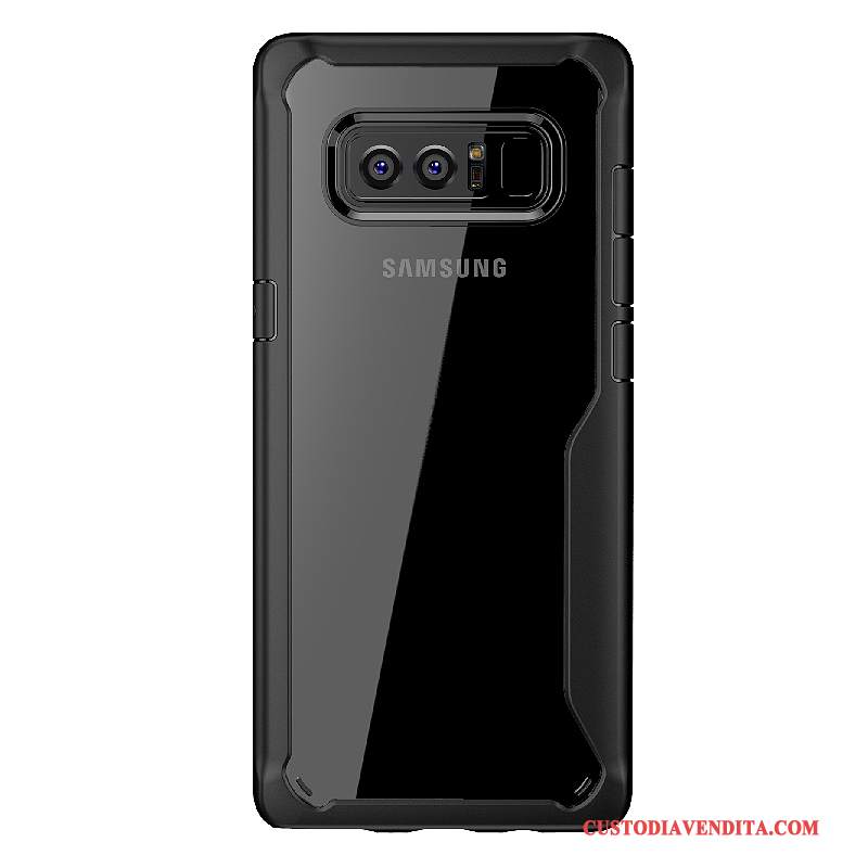 Custodia Samsung Galaxy Note 8 Creativo Tendenza Tutto Incluso, Cover Samsung Galaxy Note 8 Protezione Nero Anti-caduta