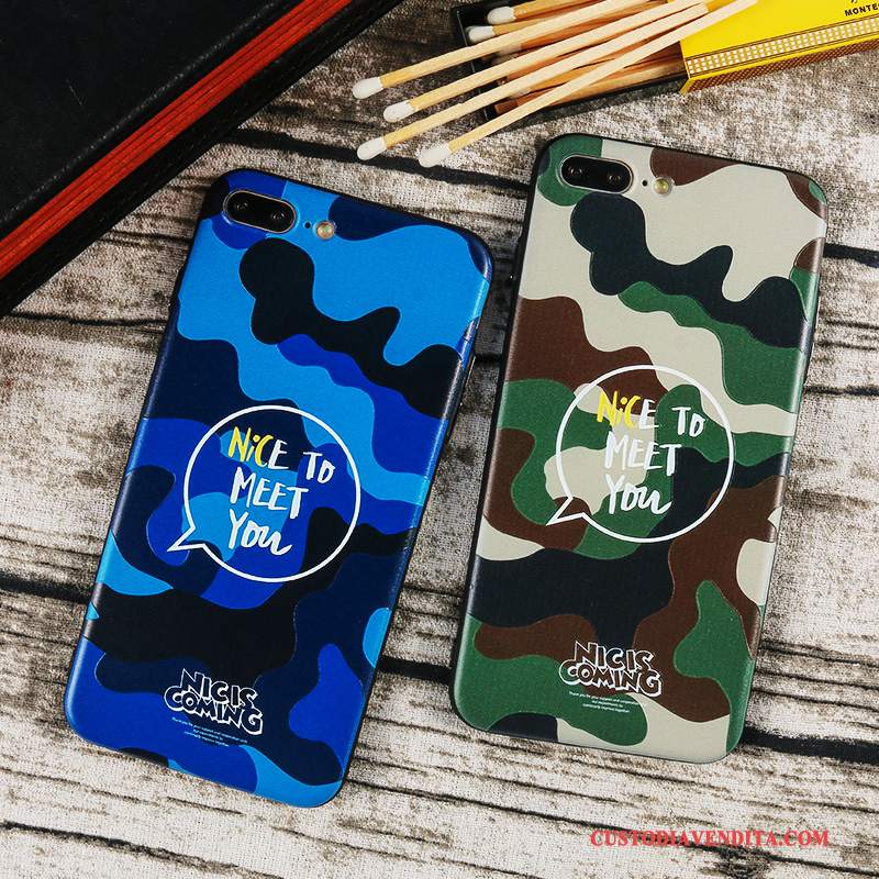 Custodia Samsung Galaxy Note 8 Goffratura Macchiati Camuffamento, Cover Samsung Galaxy Note 8 Creativo Blu Anti-caduta