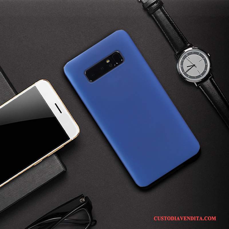 Custodia Samsung Galaxy Note 8 Protezione Blu Scuro Colore, Cover Samsung Galaxy Note 8 Difficile Tendenza