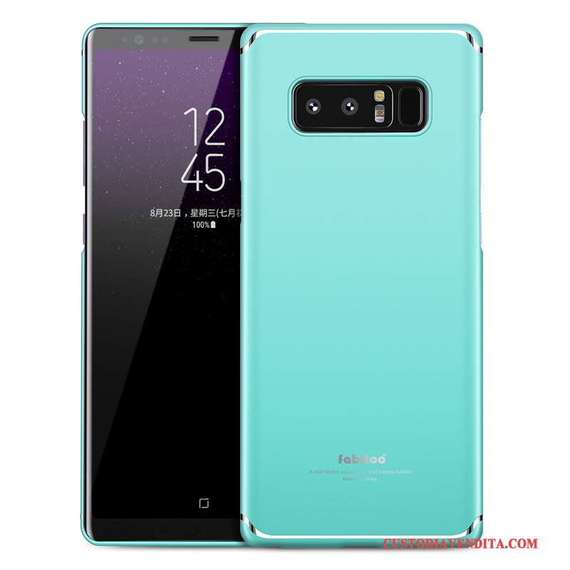 Custodia Samsung Galaxy Note 8 Protezione Difficile Monocromatico, Cover Samsung Galaxy Note 8 Verdetelefono