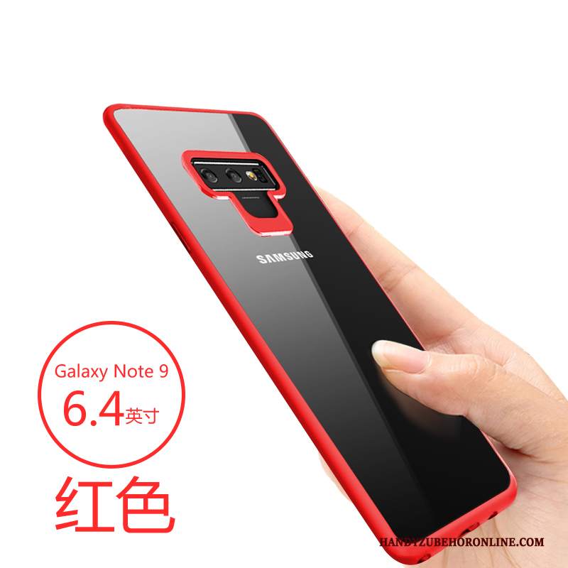 Custodia Samsung Galaxy Note 9 Creativo Rosso Marchio Di Tendenza, Cover Samsung Galaxy Note 9 Protezione Amanti Di Personalità
