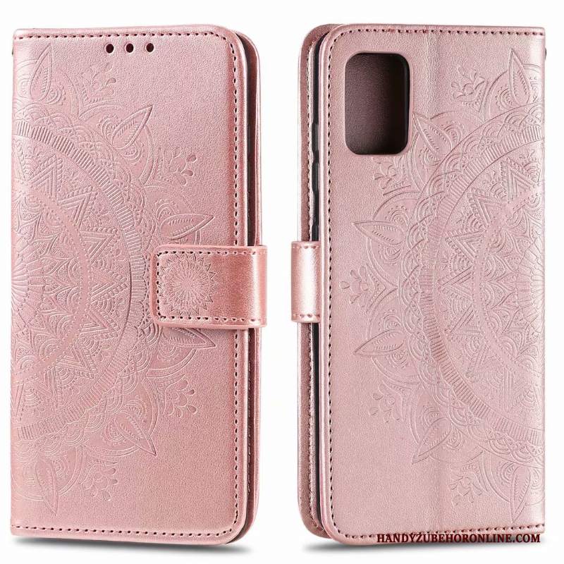 Custodia Samsung Galaxy Note20 Pelle Borse Carta, Cover Samsung Galaxy Note20 Folio Rosa